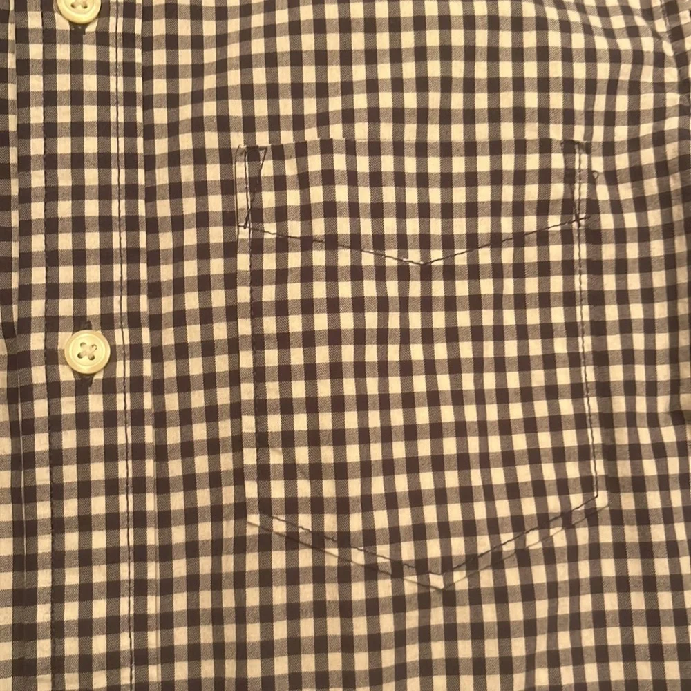 Big Boys button down Gingham shirt size 12